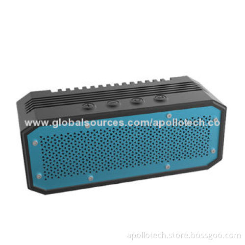 Waterproof Power Bank Bluetooth Speaker with IP68 Level/10,400mAh Real Capacity Power Bank/Function